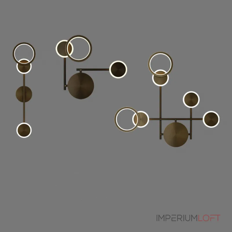 Настенный светильник ZINGY B Black от ImperiumLoft