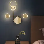 Настенный светильник ZINGY D Brass от ImperiumLoft