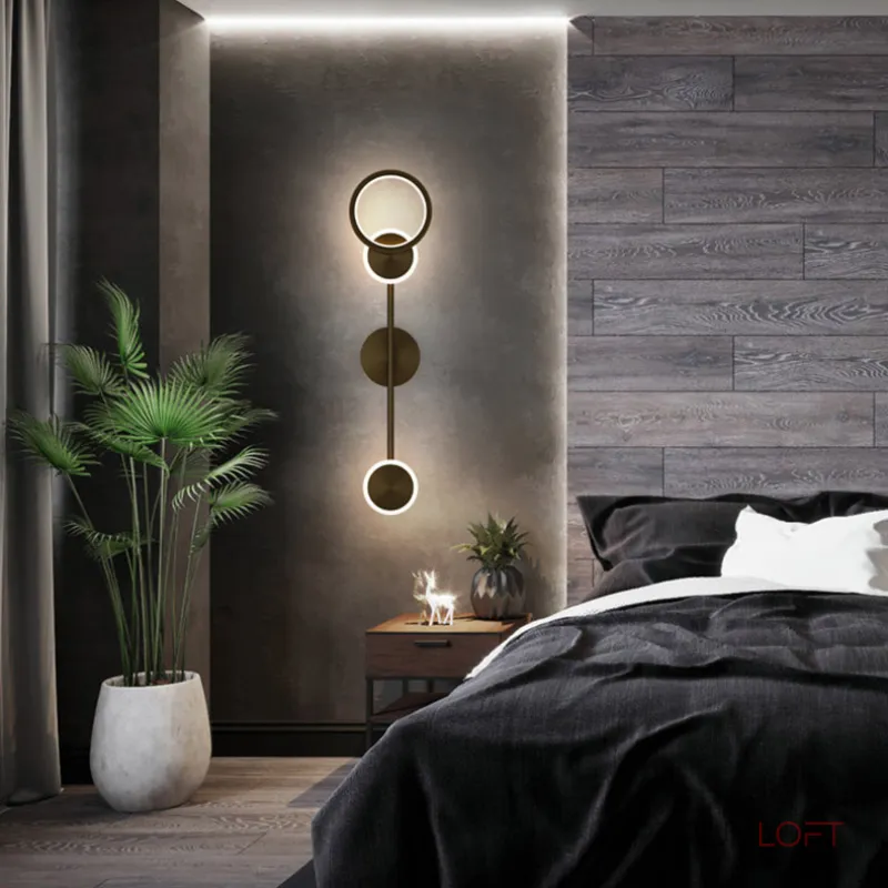 Настенный светильник ZINGY D Brass от ImperiumLoft