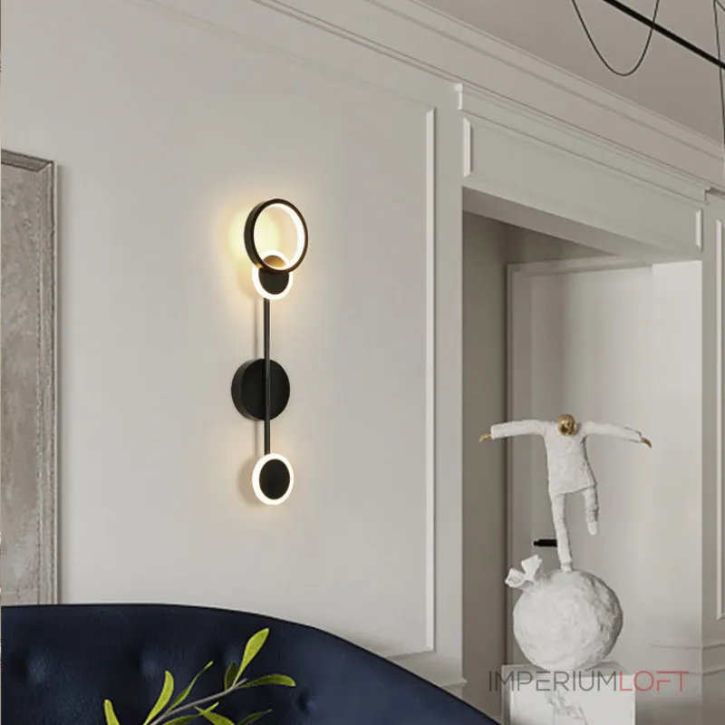 Настенный светильник ZINGY D Brass от ImperiumLoft