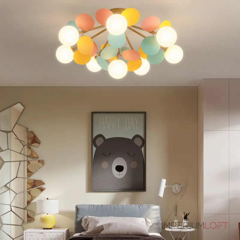 Потолочная люстра Light of MATISSE C SELF D55 White от ImperiumLoft