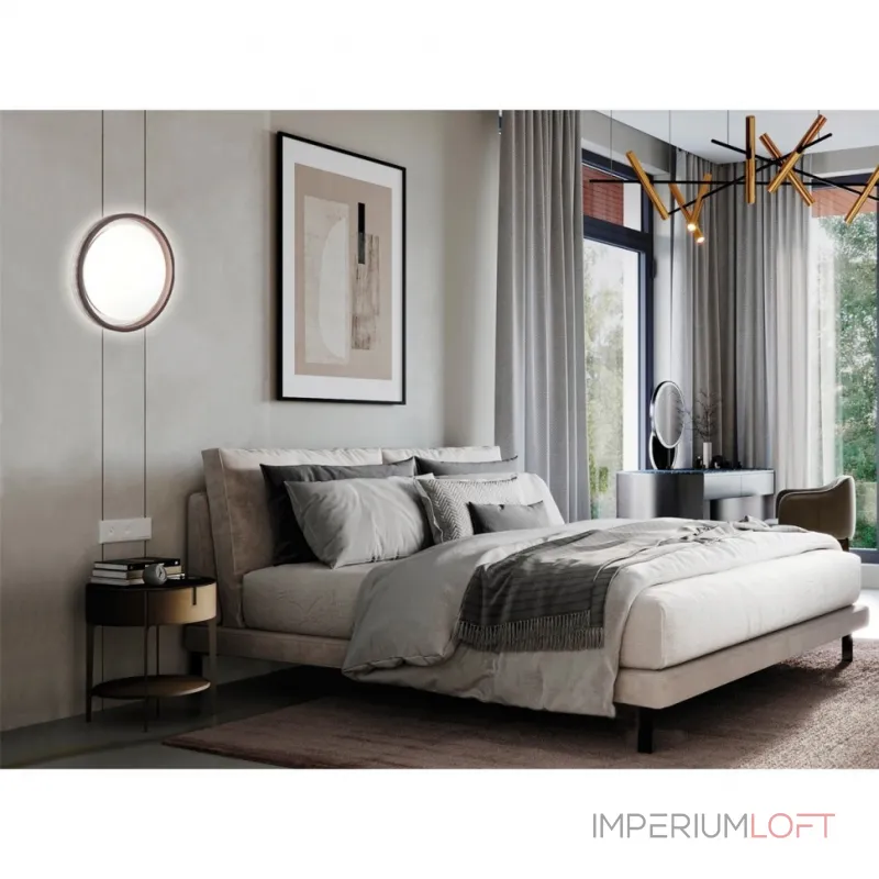 Настенно-потолочный светильник Сонекс MARON SN 93 7697/DL LED 48Вт 3000-6000K D455 IP43 пульт ДУ HANI от ImperiumLoft