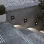 Подсветка лестниц Odeon Light NATURE ODL24 619 6650/1WL IP65 LED 1W 4000K AC85-265V VITTY Чёрный от ImperiumLoft