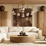 Люстра на штанге Future D92 Brass