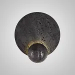 Настенный светильник PHANUEL Black из черного камня от ImperiumLoft