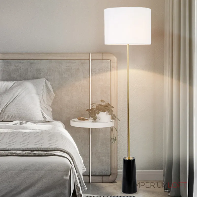   Торшер в скандинавском стиле на мраморном основании KELME B FL