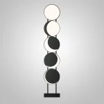 Оригинальный светодиодный торшер из пяти дисков, изображающих разные фазы луны Луна PHASE