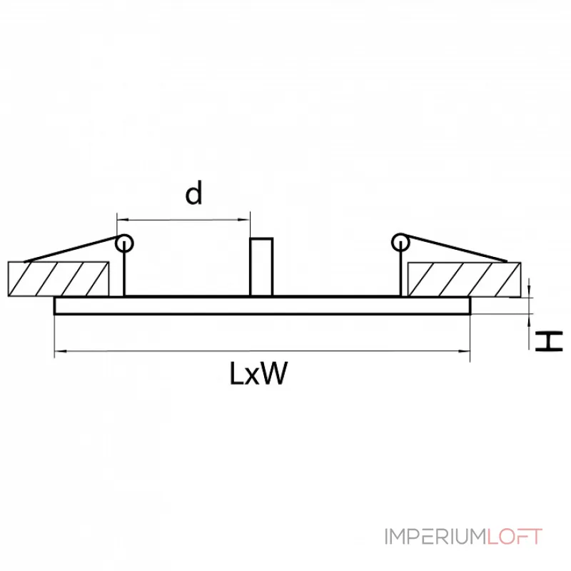 Рамка на 2 светильника Lightstar Intero 16 217527 от ImperiumLoft