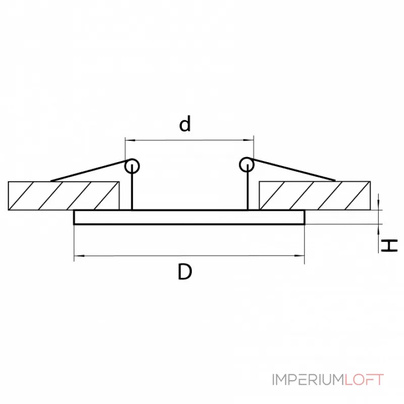 Рамка на 1 светильник Lightstar Intero 111 217917 от ImperiumLoft