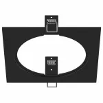 Рамка на 1 светильник Lightstar Intero 111 217817 от ImperiumLoft