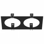 Рамка на 2 светильника Lightstar Intero 111 217827 от ImperiumLoft