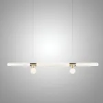 Подвесная люстра Pendant Horizontal L106 со стеклянными фактурными плафонами от ImperiumLoft