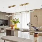 Подвесная люстра Pendant Horizontal L106 со стеклянными фактурными плафонами от ImperiumLoft