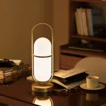 Настольная лампа TROTTE TAB Brass от ImperiumLoft