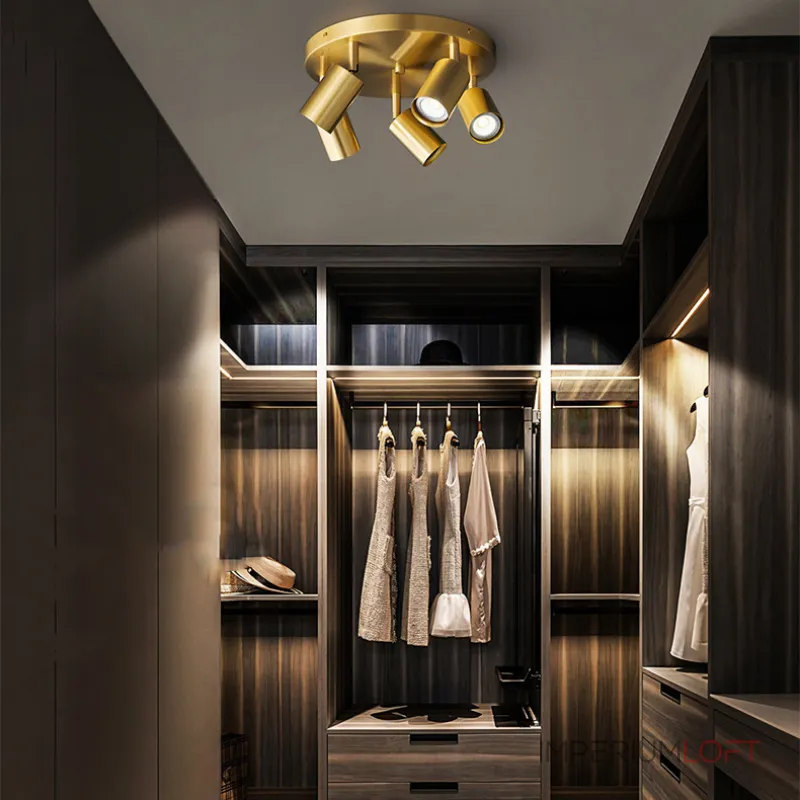 Точечный светодиодный светильник SEDOR D25 Brass от ImperiumLoft