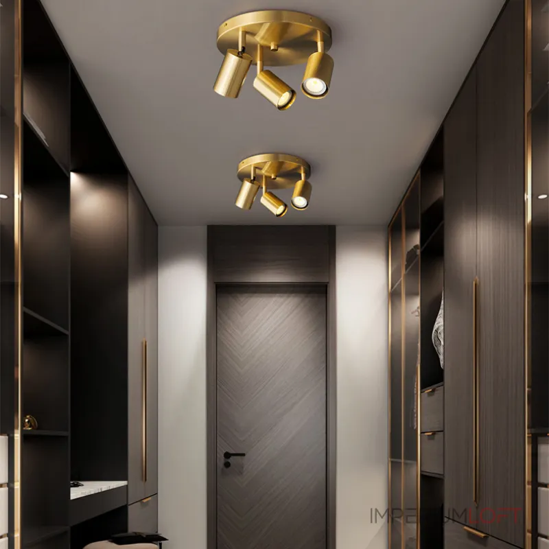 Точечный светодиодный светильник SEDOR D25 Brass от ImperiumLoft