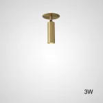 Встроенный потолочный точечный светильник LINO C H16 Brass 3W от ImperiumLoft