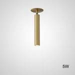 Встроенный потолочный точечный светильник LINO C H26 Brass 5W от ImperiumLoft