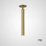 Встроенный потолочный точечный светильник LINO C H36 Brass 7W от ImperiumLoft