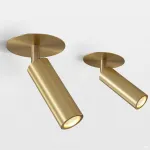 Встроенный потолочный точечный светильник LINO C H16 Brass 7W от ImperiumLoft