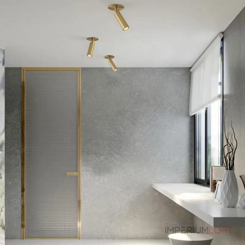 Встроенный потолочный точечный светильник LINO C H16 Brass 7W от ImperiumLoft