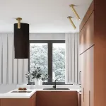 Встроенный потолочный точечный светильник LINO C H16 Brass 7W от ImperiumLoft