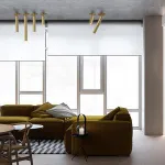 Встроенный потолочный точечный светильник LINO C H16 Brass 7W от ImperiumLoft