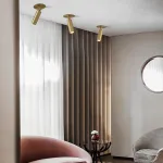 Встроенный потолочный точечный светильник LINO C H16 Brass 7W от ImperiumLoft