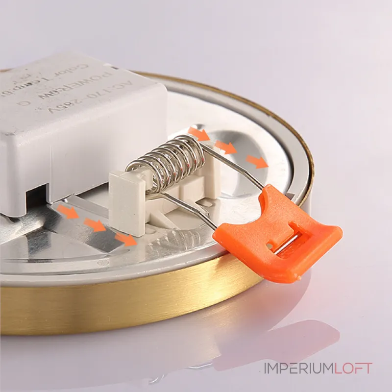 Точечный светодиодный светильник HEIN D10 Black 3000К от ImperiumLoft