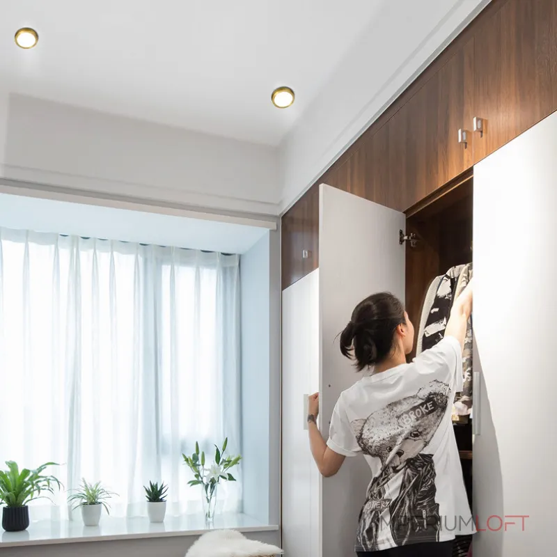 Точечный светодиодный светильник HEIN D10 Black 3000К от ImperiumLoft