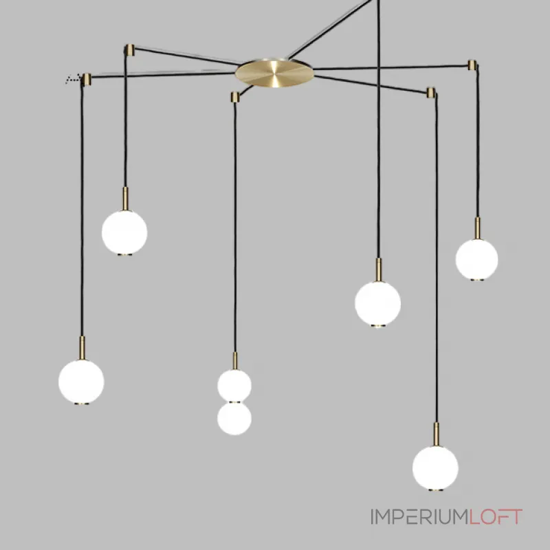 Подвесной светильник ROCCO COMBO A 6 подвесов от ImperiumLoft Подвесной светильник ROCCO COMBO A 6 подвесов от ImperiumLoft