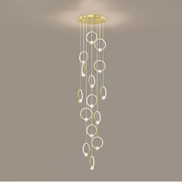 Подвесной светильник LUANA MORE L15 Brass