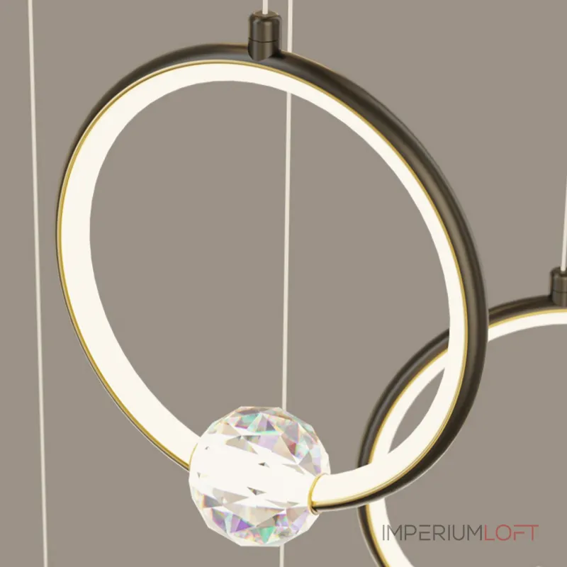 Подвесной светильник LUANA MORE L7 Brass от ImperiumLoft