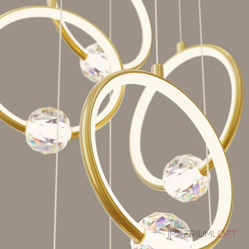 Подвесной светильник LUANA MORE L7 Brass от ImperiumLoft