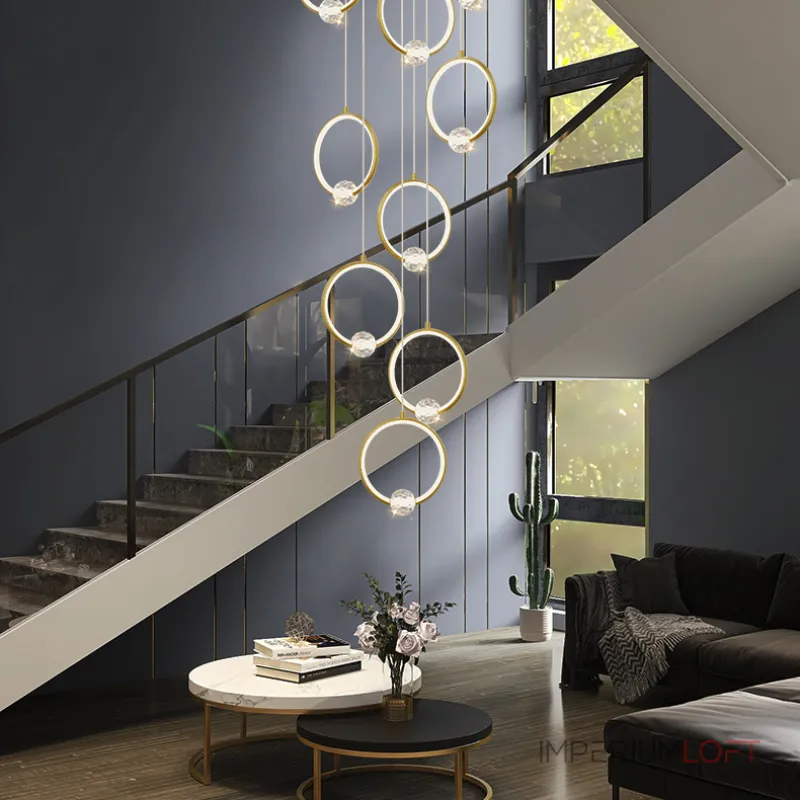 Подвесной светильник LUANA MORE L7 Brass от ImperiumLoft