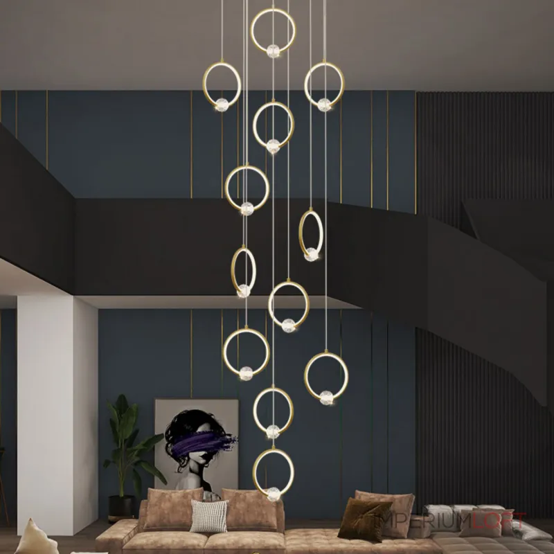 Подвесной светильник LUANA MORE L7 Brass от ImperiumLoft