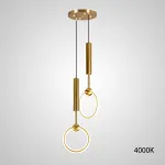 Подвесной светильник RING DUO A Brass 4000К от ImperiumLoft