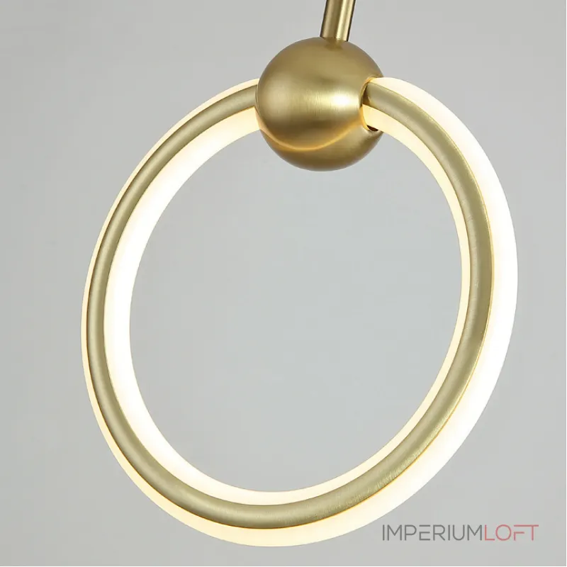 Подвесной светильник RING DUO B Brass Трехцветный свет от ImperiumLoft