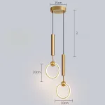 Подвесной светильник RING DUO A Black Трехцветный свет от ImperiumLoft