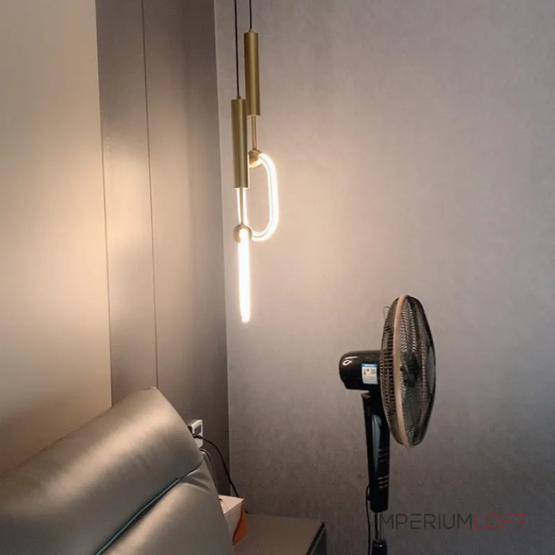 Подвесной светильник RING DUO B Brass Трехцветный свет от ImperiumLoft