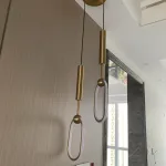 Подвесной светильник RING DUO B Brass Трехцветный свет от ImperiumLoft