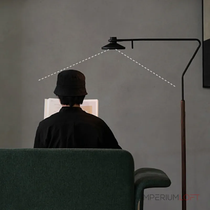 Торшер ENSIO Brass от ImperiumLoft