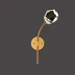 Настенный светильник CRISTEL C WALL L23 Right Brass от ImperiumLoft