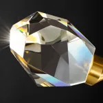 Настенный светильник CRISTEL C WALL L38 Right Black от ImperiumLoft