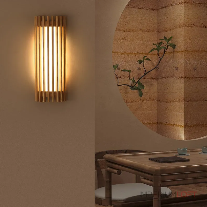 Настенный светильник ILPO Light brown от ImperiumLoft