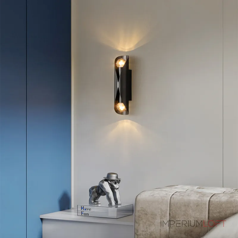 Настенный светильник TUVE Black от ImperiumLoft Настенный светильник TUVE Black от ImperiumLoft