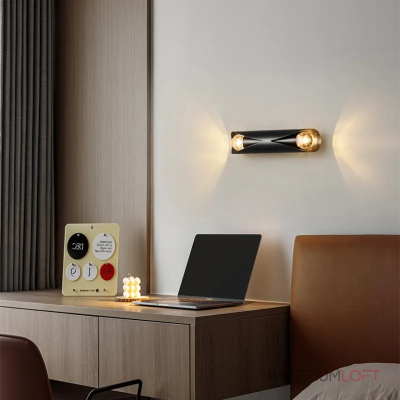 Настенный светильник TUVE Black от ImperiumLoft Настенный светильник TUVE Black от ImperiumLoft