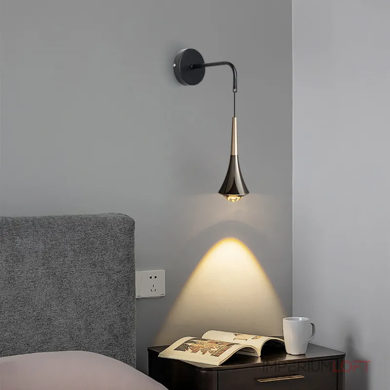 Настенный светильник CAI WALL Brass Трехцветный свет от ImperiumLoft