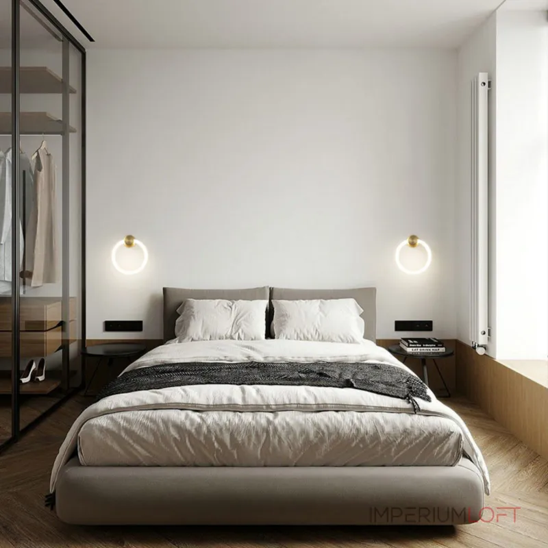 Настенный светильник DAMON WALL Black от ImperiumLoft