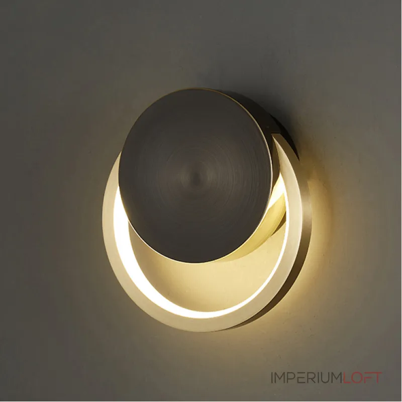 Настенный светильник WOLKE SMALL D15 Brass от ImperiumLoft